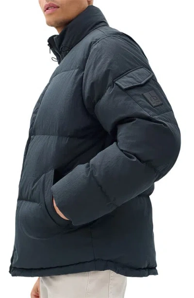 Rag & Bone Daniel Quilted Down Puffer Jacket In Black