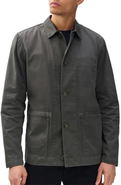 Rag & Bone Evan Twill Chore Jacket In Gray