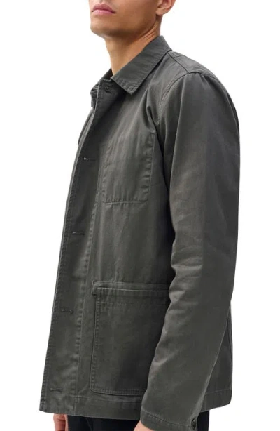 Rag & Bone Evan Twill Chore Jacket In Gray