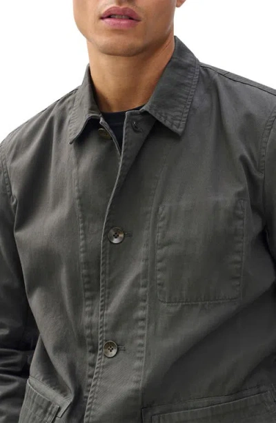 Rag & Bone Evan Twill Chore Jacket In Gray