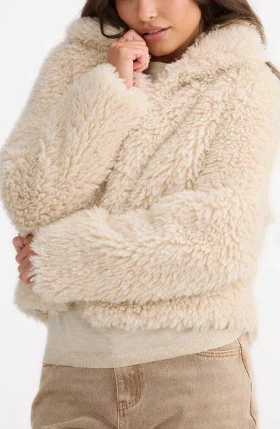 Talisman The Label Stuart Faux Fur Jacket In Multi