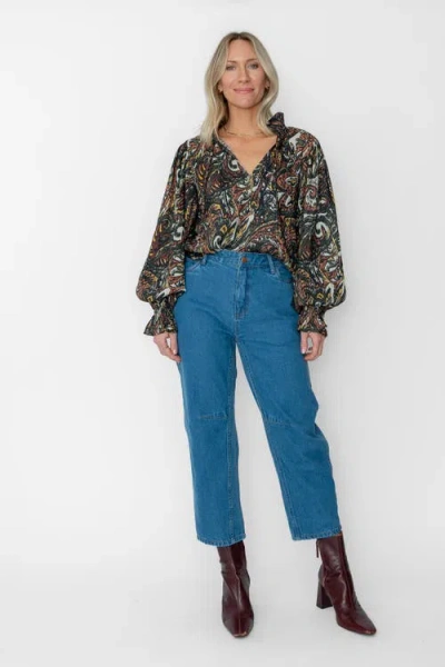 West Of Isabelle Top In Green