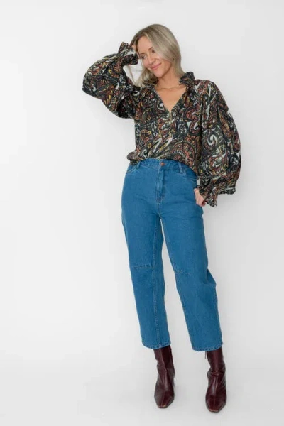 West Of Isabelle Top In Green