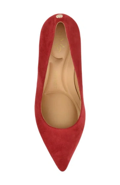 Nine West Kalore 9x9 Pointed Toe Pump In Red