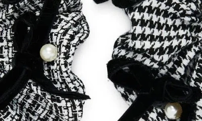 Cara Kids' Set Of 2 Imitation Pearl Scrunchies In Multi