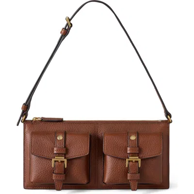 Mulberry Mini Roxanne Buckled Shoulder Bag In Brown