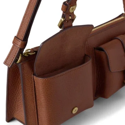 Mulberry Mini Roxanne Buckled Shoulder Bag In Brown