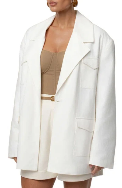 Jluxlabel Precision Blazer In White