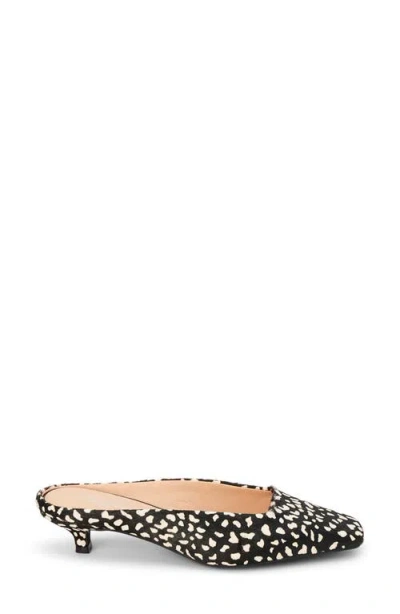 Matisse Classy Kitten Heel Mule In Black