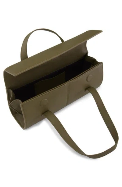 Behno Mini Michelle Nappa Leather Crossbody Bag In Brown