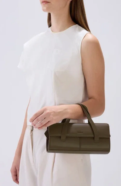 Behno Mini Michelle Nappa Leather Crossbody Bag In Brown