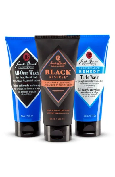 Jack Black The Triple Play Set $82 Value In Transparent