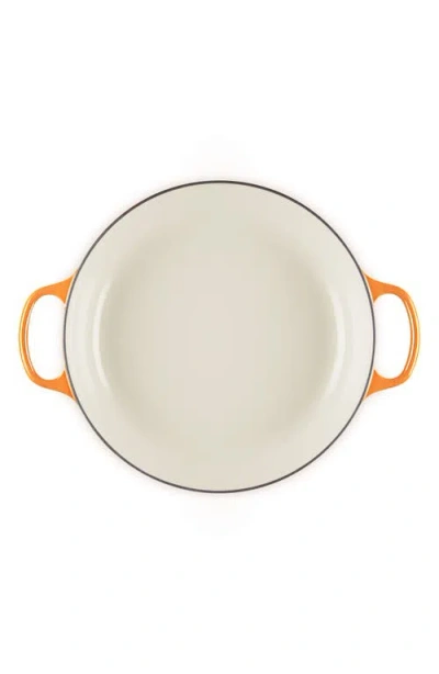 Le Creuset Signature Enameled Cast Iron Covered Braiser In Orange