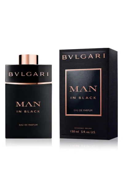 Bvlgari Man In Black Eau De Parfum 5 Oz. In Transparent