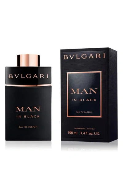 Bvlgari Man In Black Eau De Parfum 3.4 Oz. In Transparent