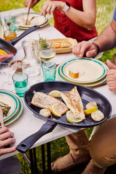 Alva Energy 6-piece Ceramic Nonstick Frying Pan Set In Black