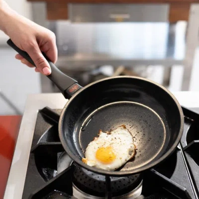 Alva Energy 6-piece Ceramic Nonstick Frying Pan Set In Black