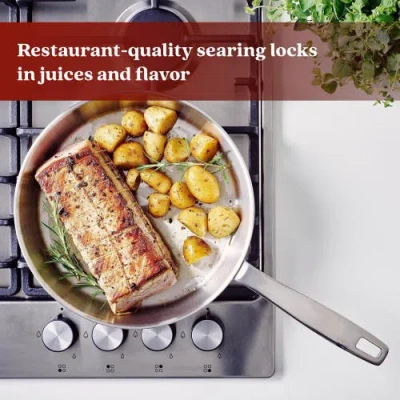 Alva Maestro Professional 5-ply Stainless Steel Frying Pan