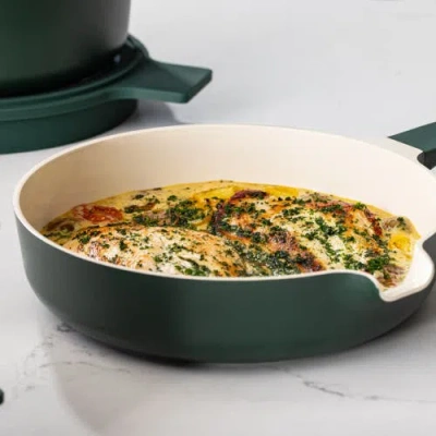 Alva Neat 5-piece Nesting Ceramic Cookware Set In Green