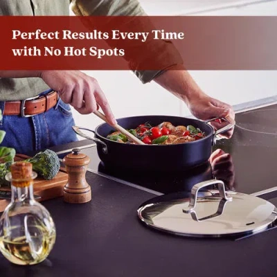 Alva Maestro Nonstick Ceramic Skillet In Silver