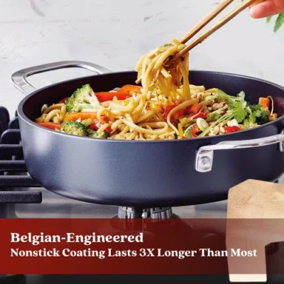 Alva Maestro Nonstick Ceramic Skillet In Silver