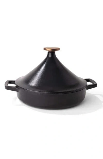 Alva Nori 3qt Enameled Cast Iron Tagine Pot In Black