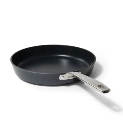 Alva Maestro 2-piece Ceramic Nonstick Frying Pan In Black