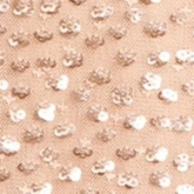 Needle & Thread Dappled Sequin Off-shoulder Ankle Gown In Pink