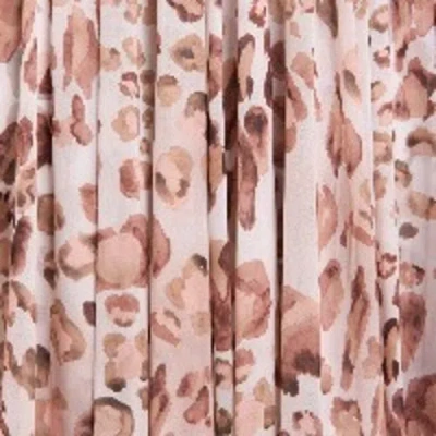 Needle & Thread Leopard Chiffon Smocked Ballerina Dress In Metallic