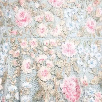 Needle & Thread Antoinettes Floral Ballerina Midi Dress In Multi