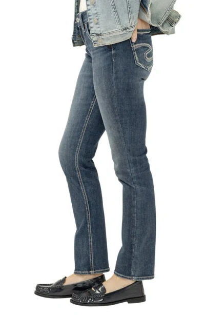Silver Jeans Co. Women's Suki Mid Rise Curvy Fit Skinny Leg Jeans In Blue