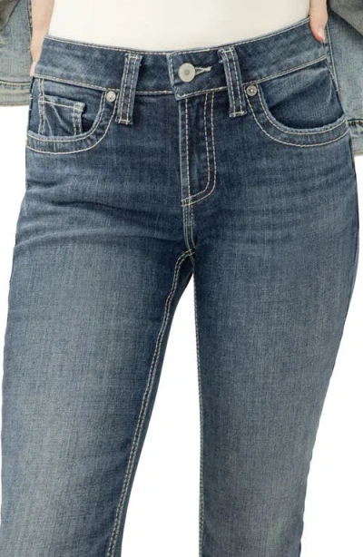 Silver Jeans Co. Women's Suki Mid Rise Curvy Fit Skinny Leg Jeans In Blue