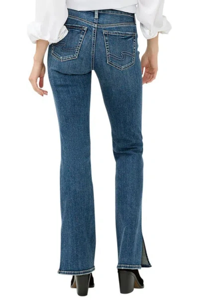 Silver Jeans Co. Women's Suki Mid Rise Curvy Fit Bootcut Jeans In Blue