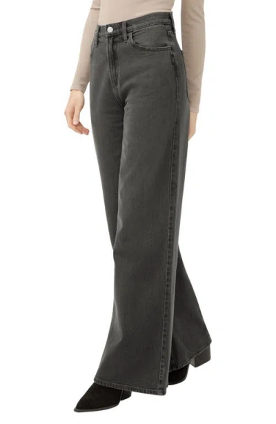 Silver Jeans Co. Women's Highly Desirable High Rise Ultra Wide Leg Jeans In Gray