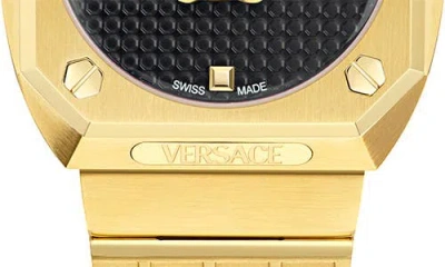 Versace Antares Lady 35mm In Gold
