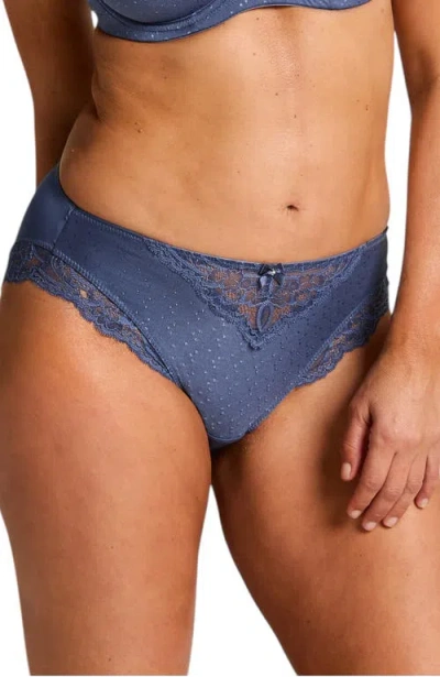 Hunkemoller Hunkemöller Sophie High Knickers In Blue