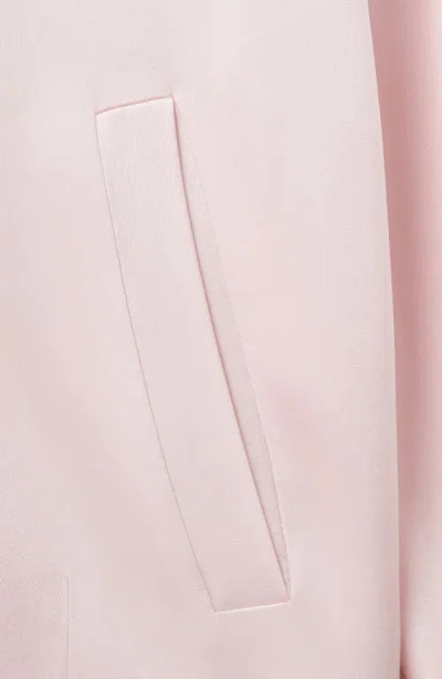 Mango Women's Satin Zipper Jacket In Pink