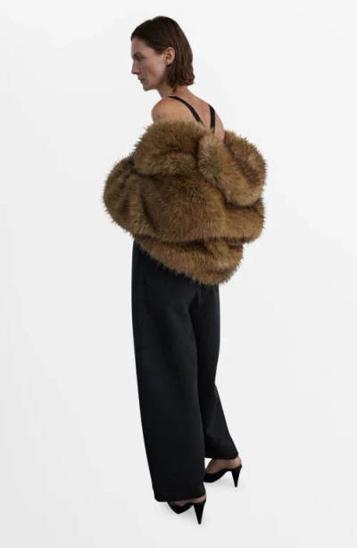 Mango Women's Wool Balloon Pants In Gray