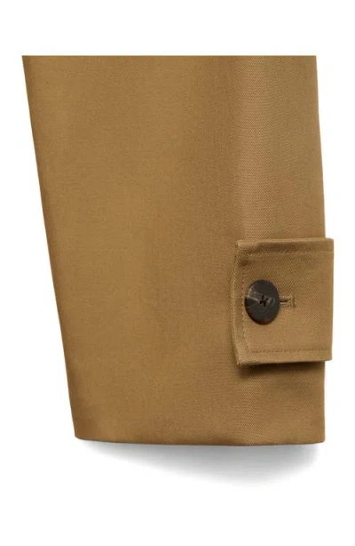 Mango Women's Cotton Long Trench Coat In Black