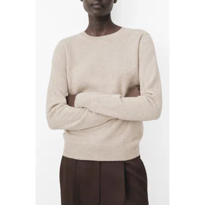 Mango Women's Cashmere Sweater In White