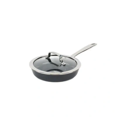 Alva Maestro Nonstick Sauté Pan With Lid In Black
