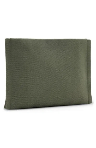 Allsaints Izzy Orlando Zip Clutch In Green