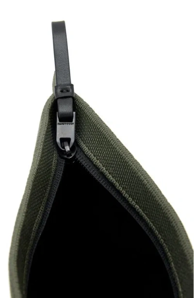 Allsaints Izzy Orlando Zip Clutch In Green