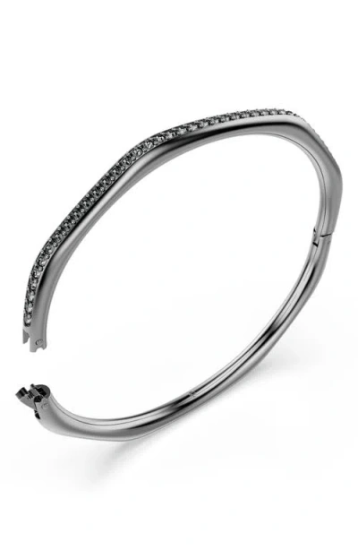 Swarovski Swaroski Dextera Ruthenium Plated Bangle In Gray