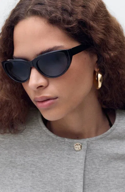 Mango Women's Pockets Cotton Cropped Jacket In Gray