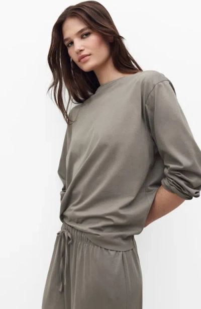 Mango Women's Two-piece Plain Cotton Pajamas In Animal Print