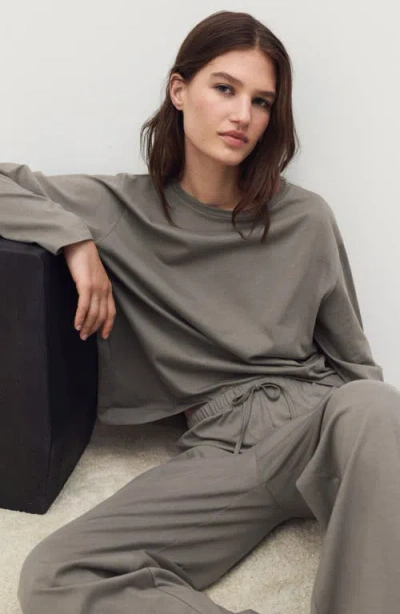 Mango Women's Two-piece Plain Cotton Pajamas In Animal Print