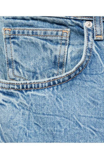 Mango Women's Mid-rise Straight Jeans In Blue