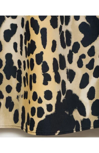 Mango Women's Animal-print Cotton Skirt In Multi