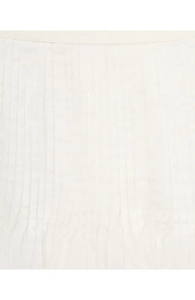 Mango Women's Lace Cotton Skirt In White